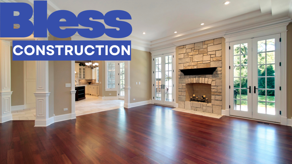 Flooring remodeling modern living room design