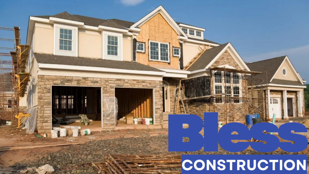 Professional home remodeling contractors renovating a modern kitchen and living space with high-quality finishes.